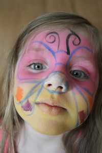 face painted