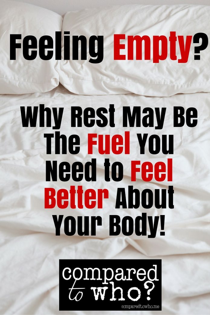 Are you feeling tired? How body image issues and tiredness connected and how rest helps body image issues