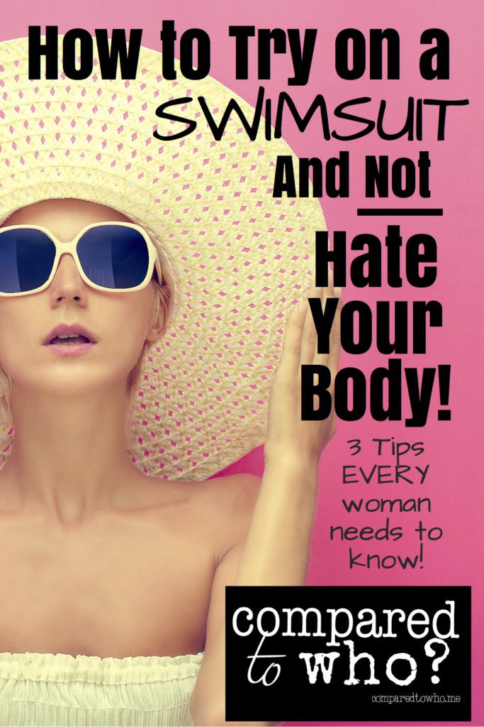 try on swimsuit without hating body