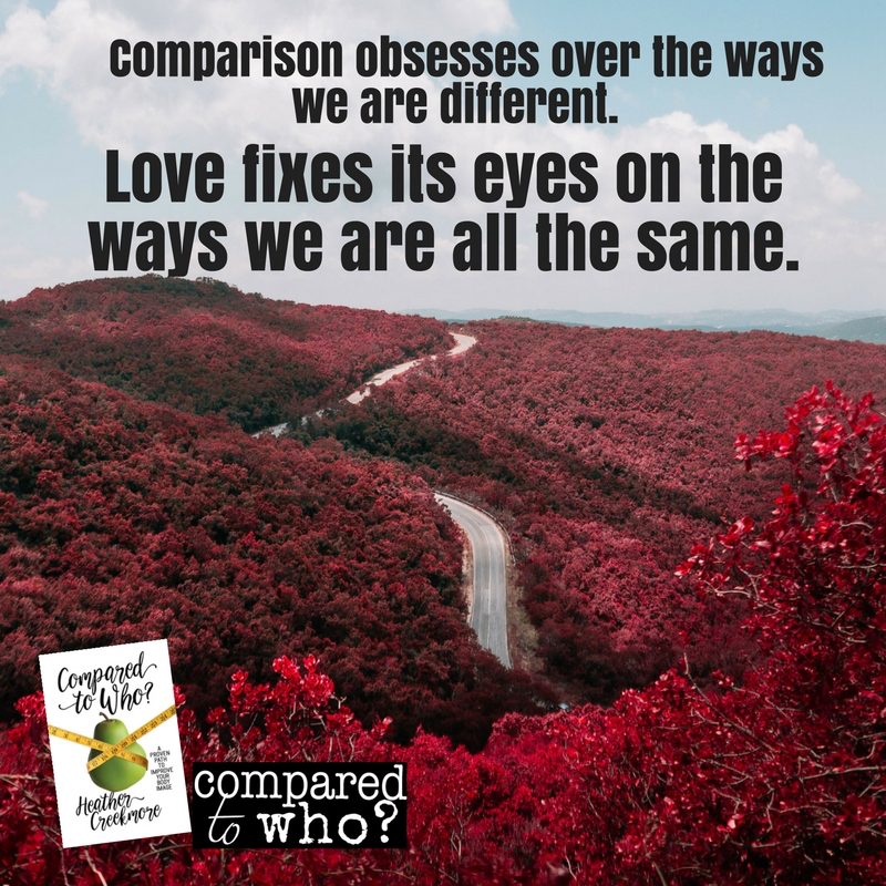 Comparison versus compassion