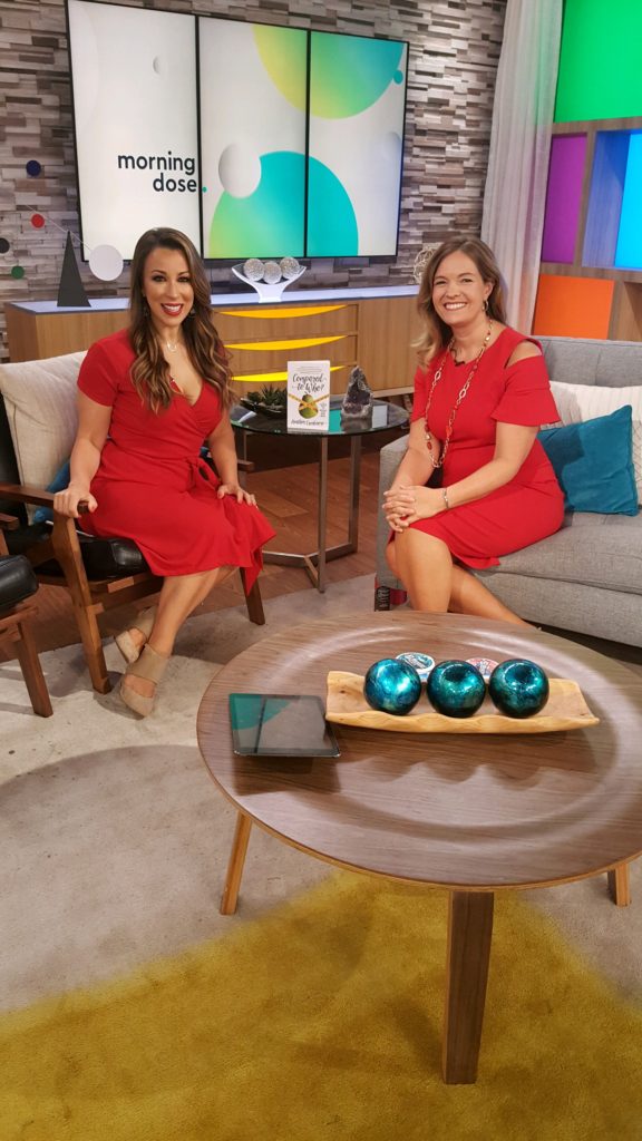 Heather Creekmore with Jenny Anchondo on the Morning Dose CW