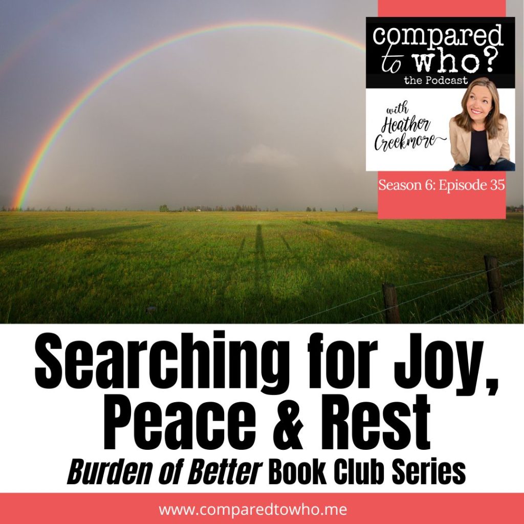 searching for joy peace and rest christian women