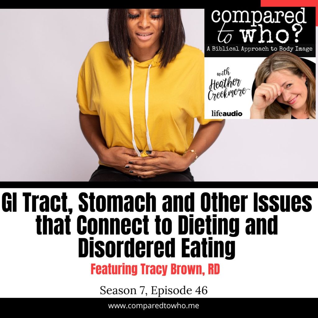 Stomach and GI tract issues and esophagus issues related to disordered eating, dieting, eating disorders woman clutching her stomach