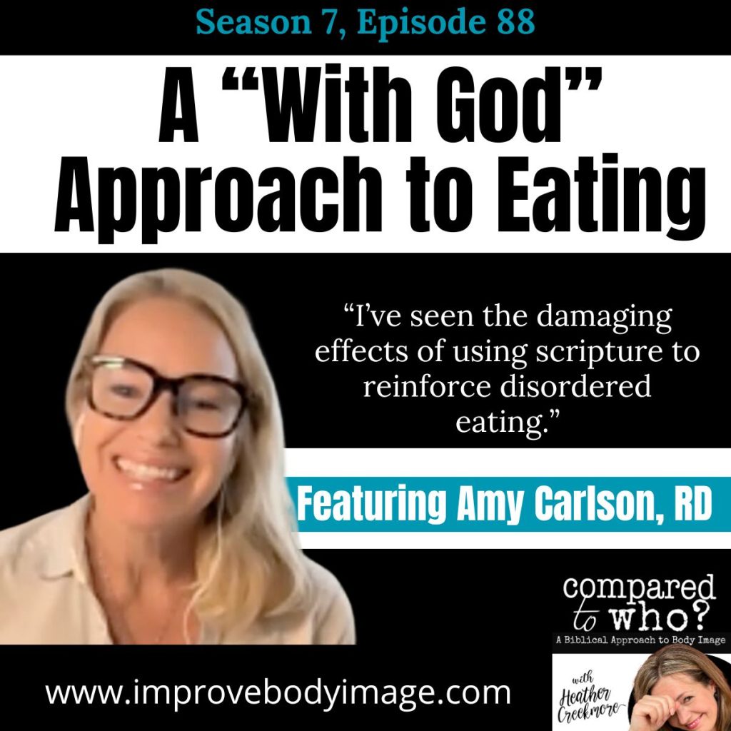 a with God approach to eating dangers of Christian diet language