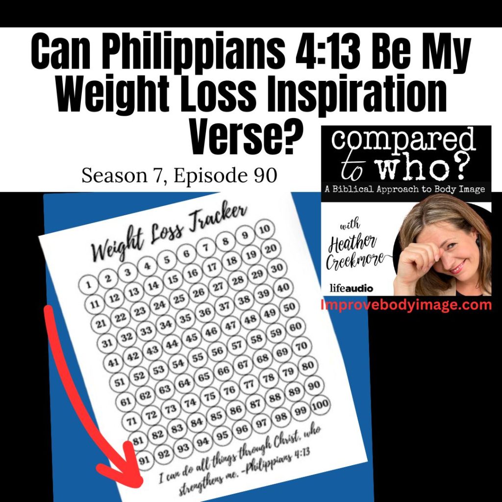Can Philippians 4:13 be my weight loss motivation verse